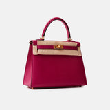 Hermès Kelly 25 Rose Pourpre Epsom GHW