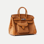 Hermès Birkin Cargo 25 Desert Sesame Canvas Swift PHW