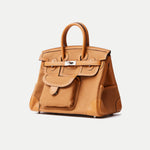Hermès Birkin Cargo 25 Desert Sesame Canvas Swift PHW