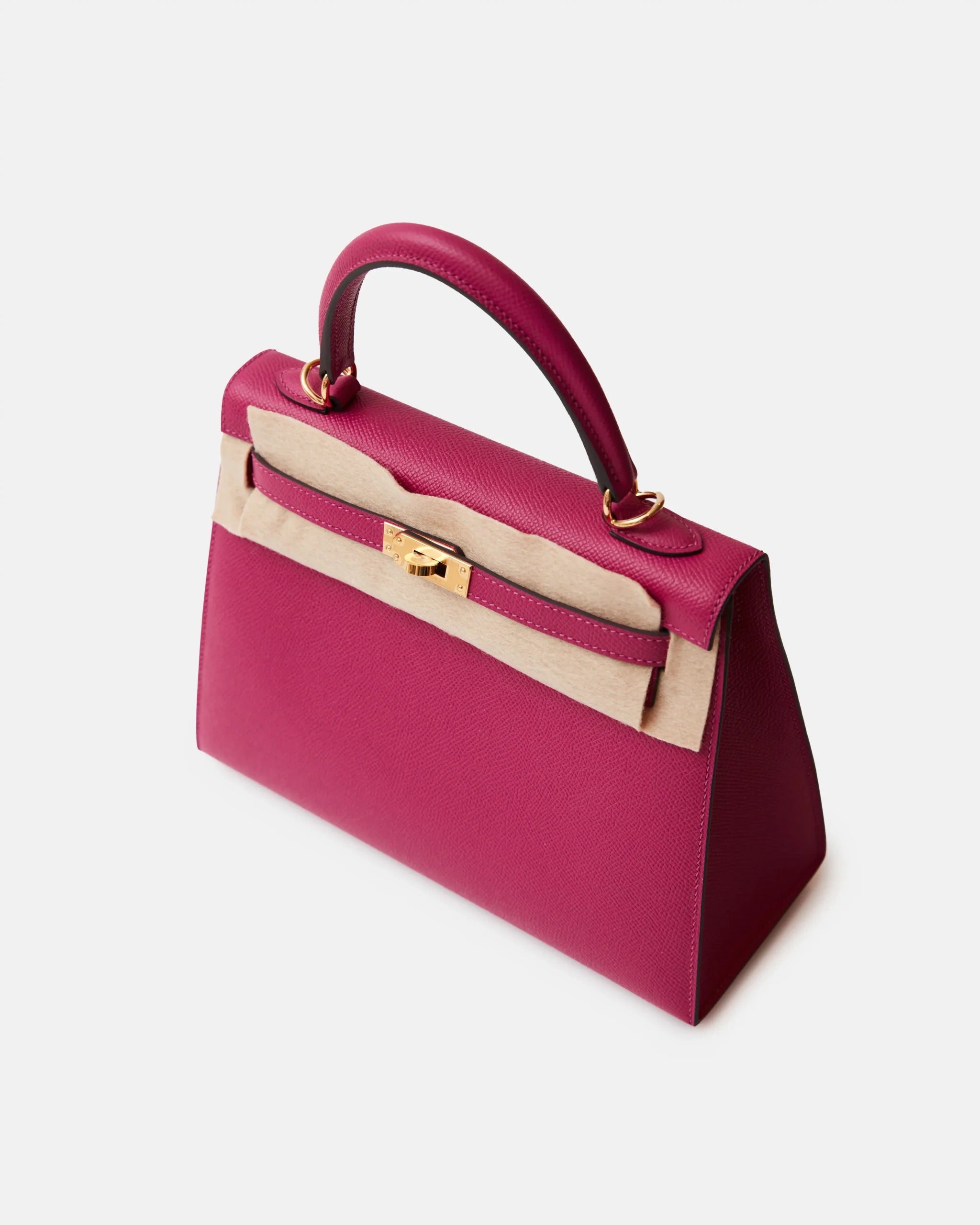 Hermès Kelly 25 Rose Pourpre Epsom GHW