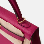 Hermès Kelly 25 Rose Pourpre Epsom GHW