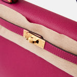 Hermès Kelly 25 Rose Pourpre Epsom GHW