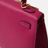 Hermès Kelly 25 Rose Pourpre Epsom GHW