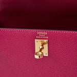 Hermès Kelly 25 Rose Pourpre Epsom GHW