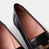 Hermès Paris Black Loafers
