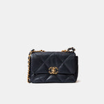 Chanel 19 Flap Navy Blue Lambskin
