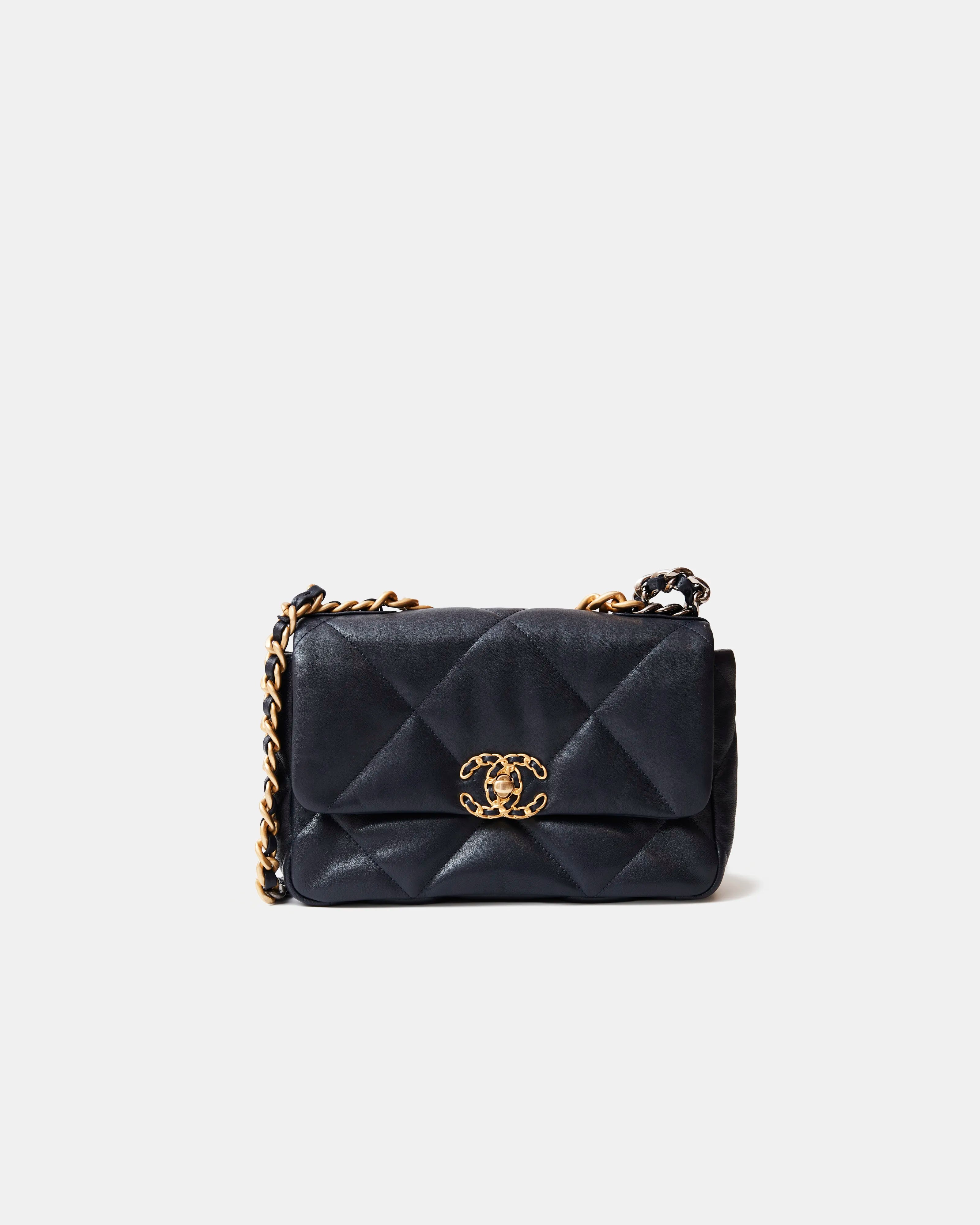 Chanel 19 Flap Navy Blue Lambskin
