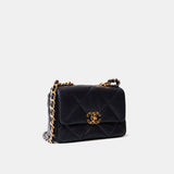 Chanel 19 Flap Navy Blue Lambskin