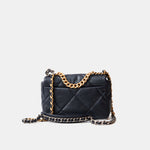 Chanel 19 Flap Navy Blue Lambskin