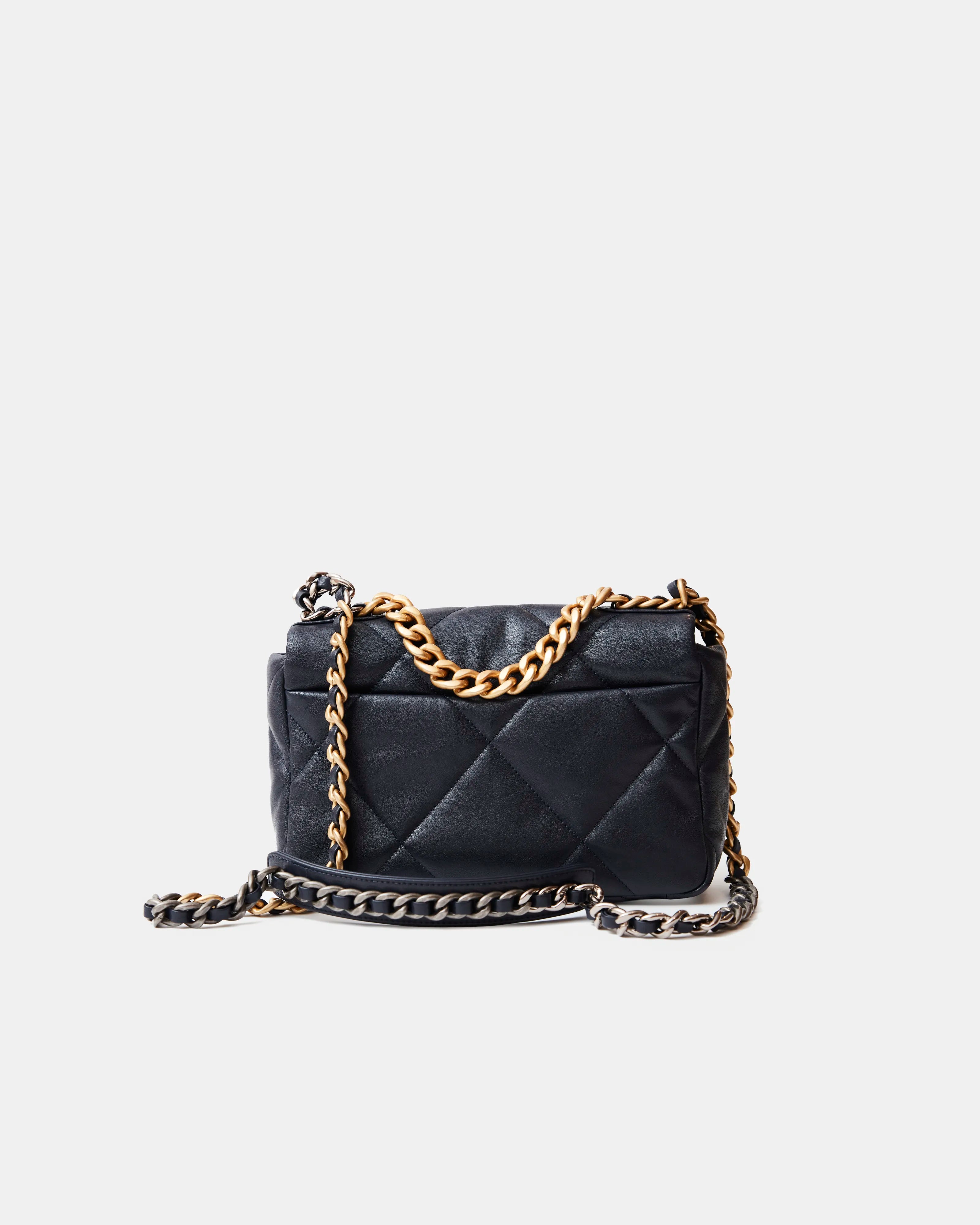 Chanel 19 Flap Navy Blue Lambskin