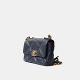 Chanel 19 Flap Navy Blue Lambskin