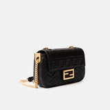 Fendi Baguette Chain Midi Black Nappa