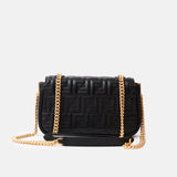 Fendi Baguette Chain Midi Black Nappa