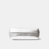 Fendi First Small Silver Laminated Clutch