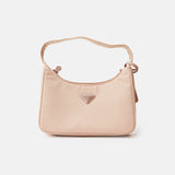 Prada Re-edition 2000 Beige Hobo Bag