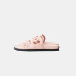 Hermès Extra Rose Opaline Chevre Velours Sandals