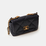 Chanel 19 Flap Navy Blue Lambskin