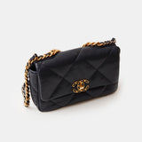 Chanel 19 Flap Navy Blue Lambskin