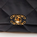 Chanel 19 Flap Navy Blue Lambskin
