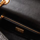 Fendi Baguette Chain Midi Black Nappa
