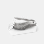 Fendi First Small Silver Laminated Clutch