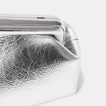 Fendi First Small Silver Laminated Clutch