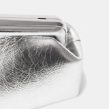 Fendi First Small Silver Laminated Clutch