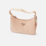 Prada Re-edition 2000 Beige Hobo Bag