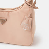 Prada Re-edition 2000 Beige Hobo Bag