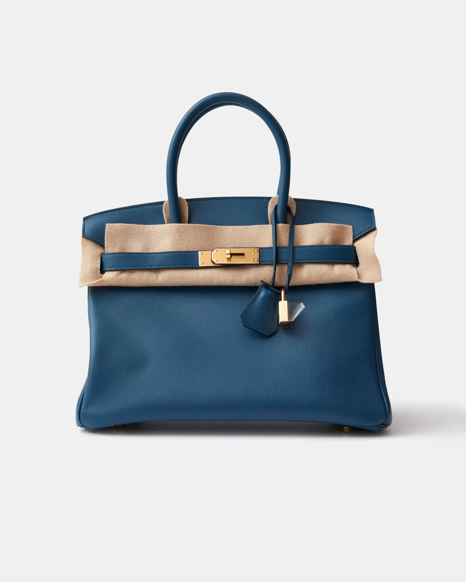 Hermès Birkin 30 Deep Blue Swift GHW