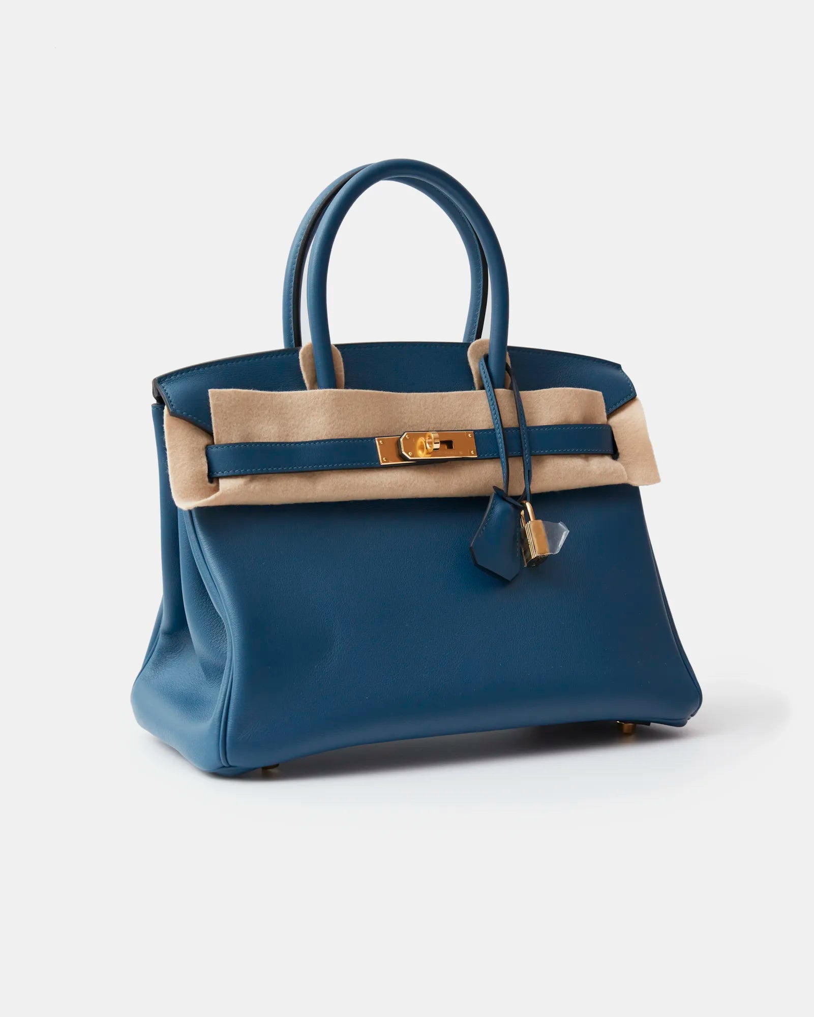 Hermès Birkin 30 Deep Blue Swift GHW