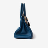 Hermès Birkin 30 Deep Blue Swift GHW