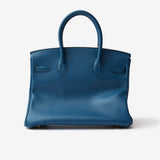 Hermès Birkin 30 Deep Blue Swift GHW