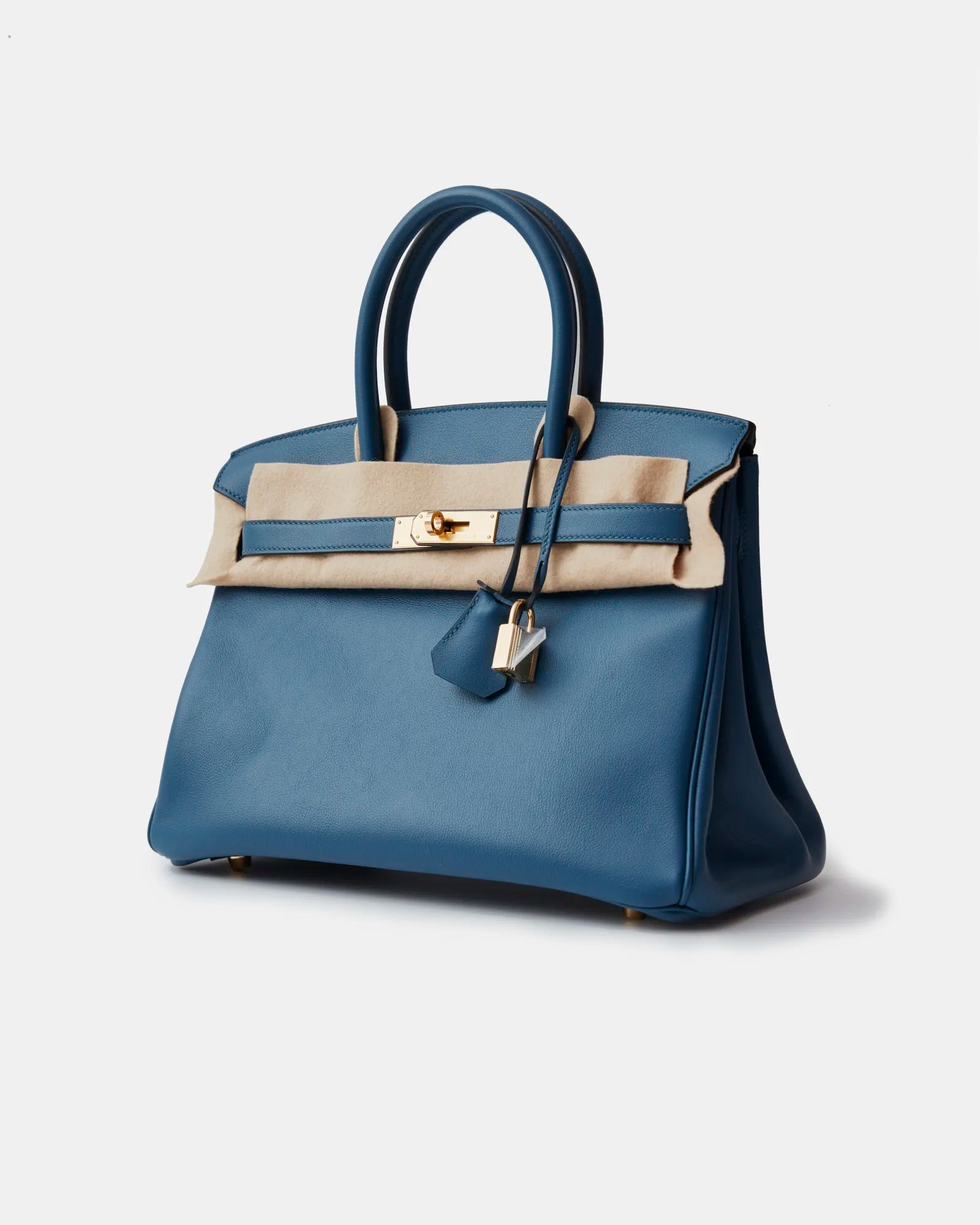 Hermès Birkin 30 Deep Blue Swift GHW