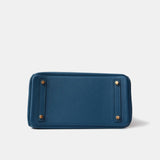 Hermès Birkin 30 Deep Blue Swift GHW