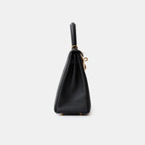 Hermès Kelly Retourne 25 Black Togo GHW