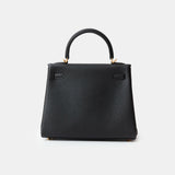 Hermès Kelly Retourne 25 Black Togo GHW