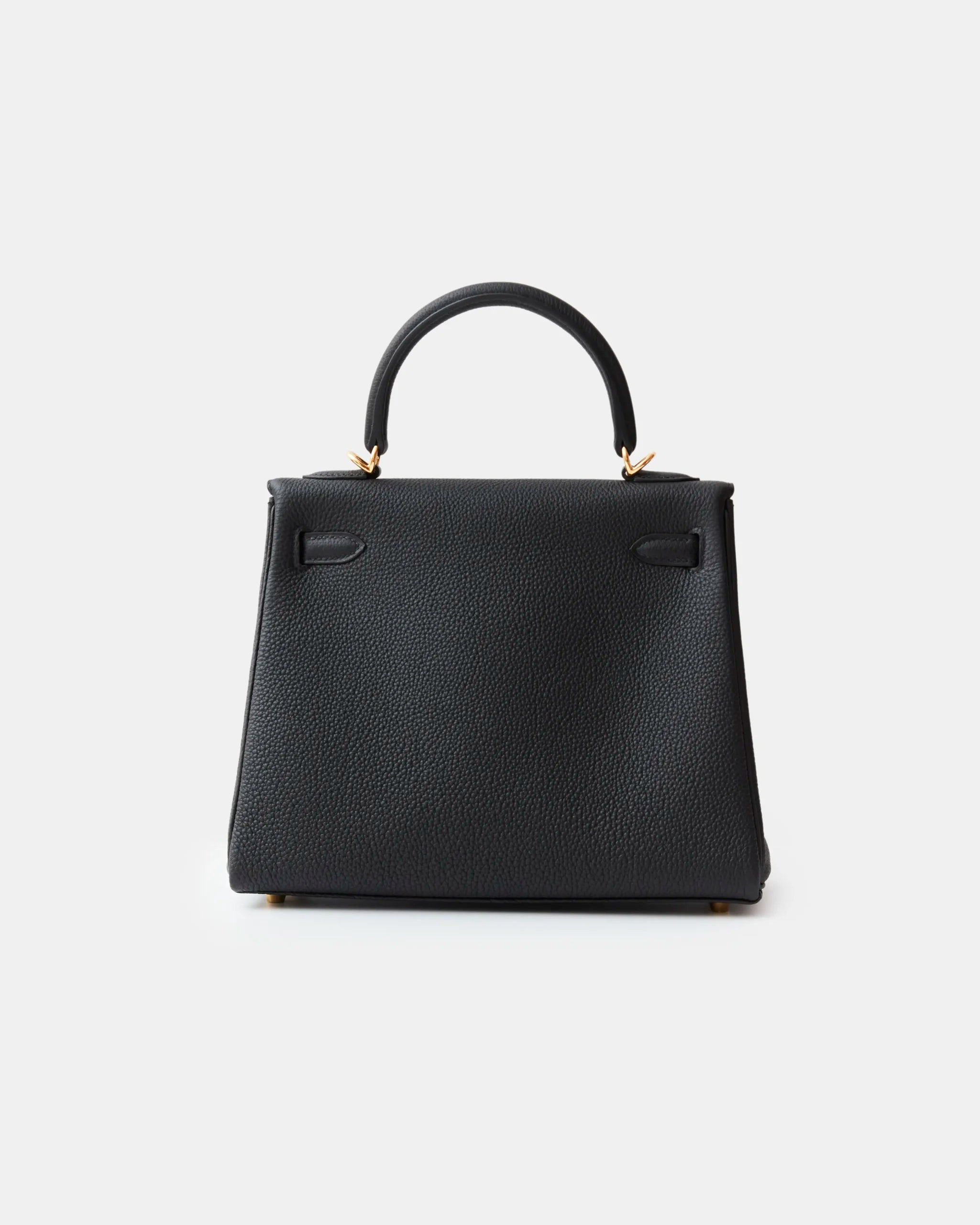 Hermès Kelly Retourne 25 Black Togo GHW