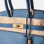 Hermès Birkin 30 Deep Blue Swift GHW