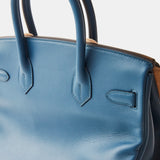 Hermès Birkin 30 Deep Blue Swift GHW