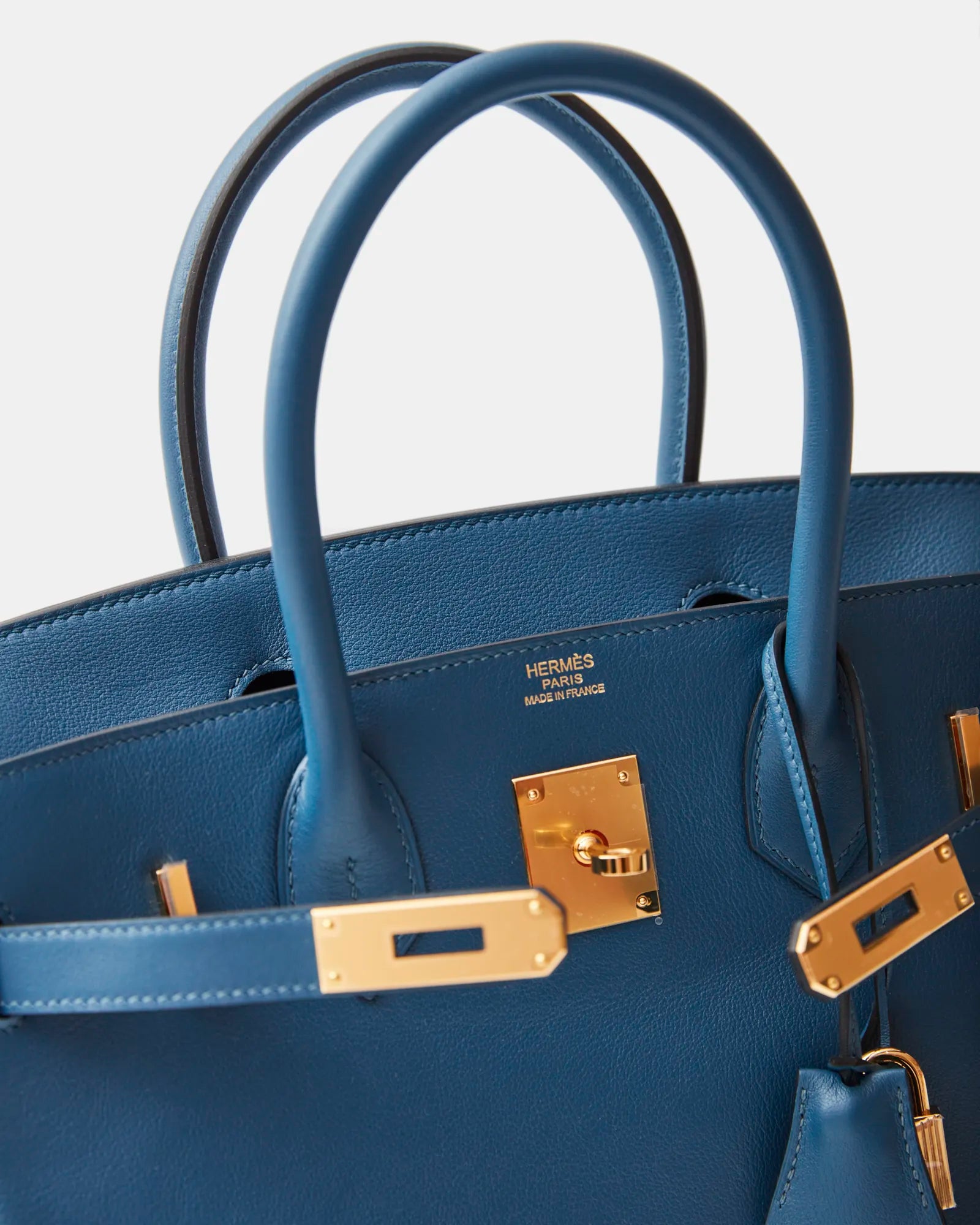 Hermès Birkin 30 Deep Blue Swift GHW