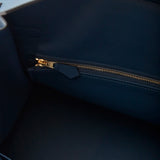 Hermès Birkin 30 Deep Blue Swift GHW