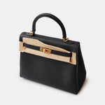 Hermès Kelly Retourne 25 Black Togo GHW