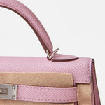 Hermès Mini Kelly 20 Mauve Sylvestre Epsom PHW