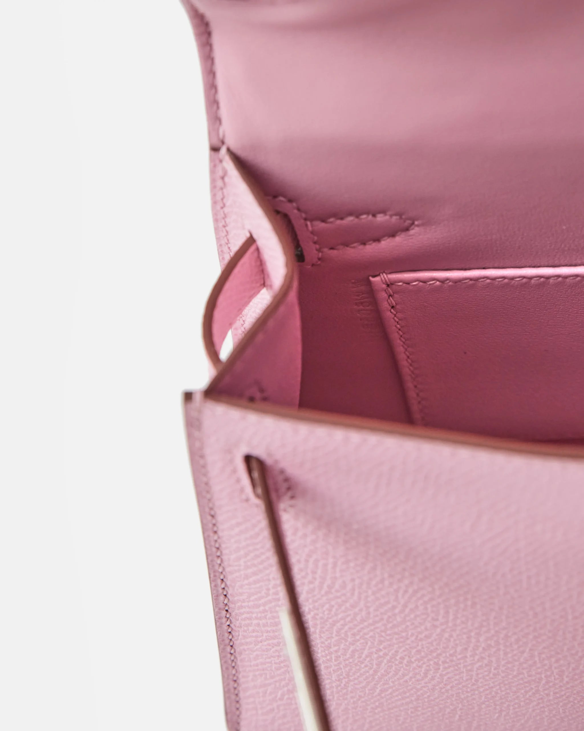 Hermès Mini Kelly 20 Mauve Sylvestre Epsom PHW