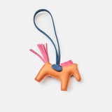 Hermes Grigri Rodeo Horse Pain d'epice Bleu/Malta Rose/Pourpre