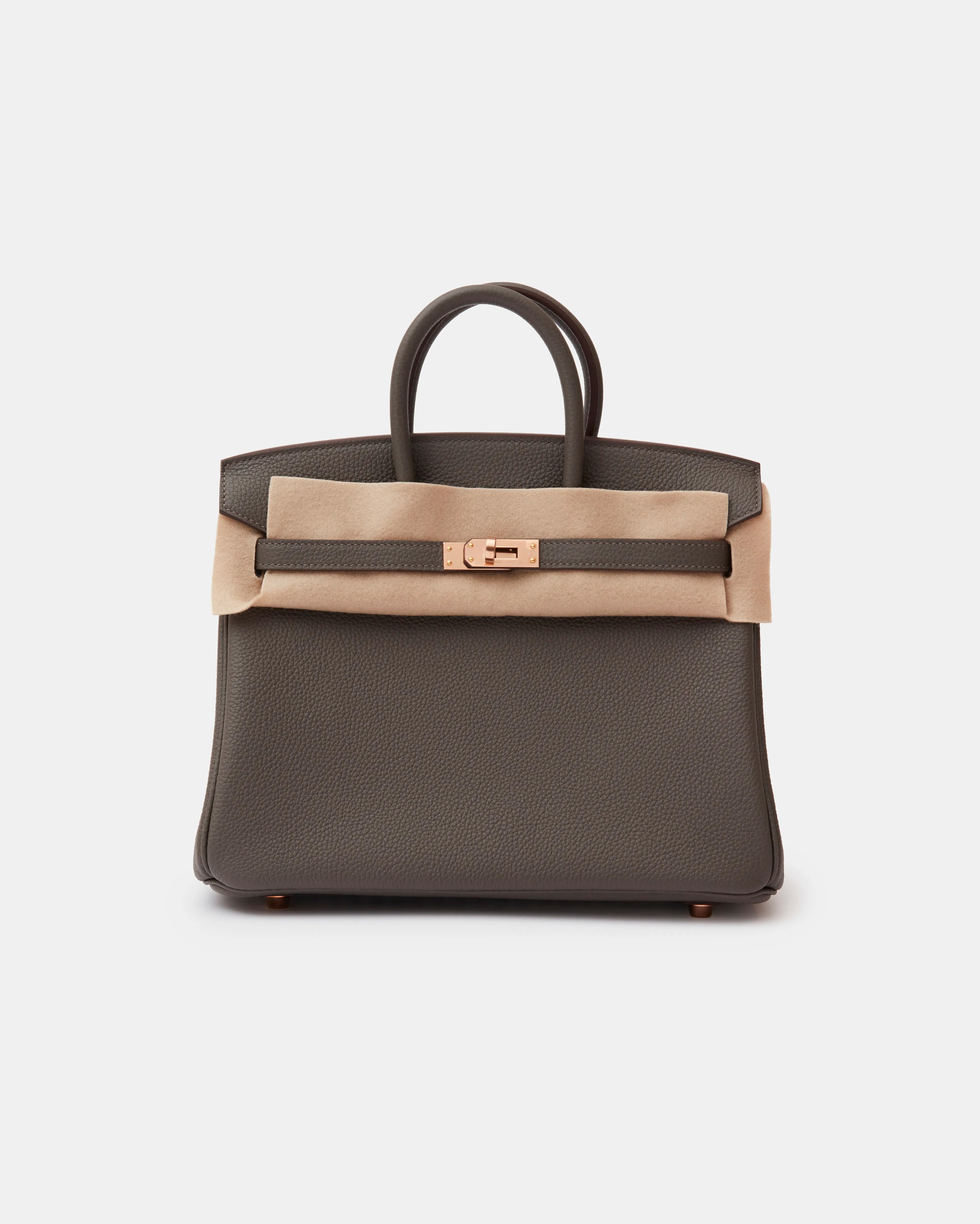 Hermès Birkin 25 Etain Togo RGHW