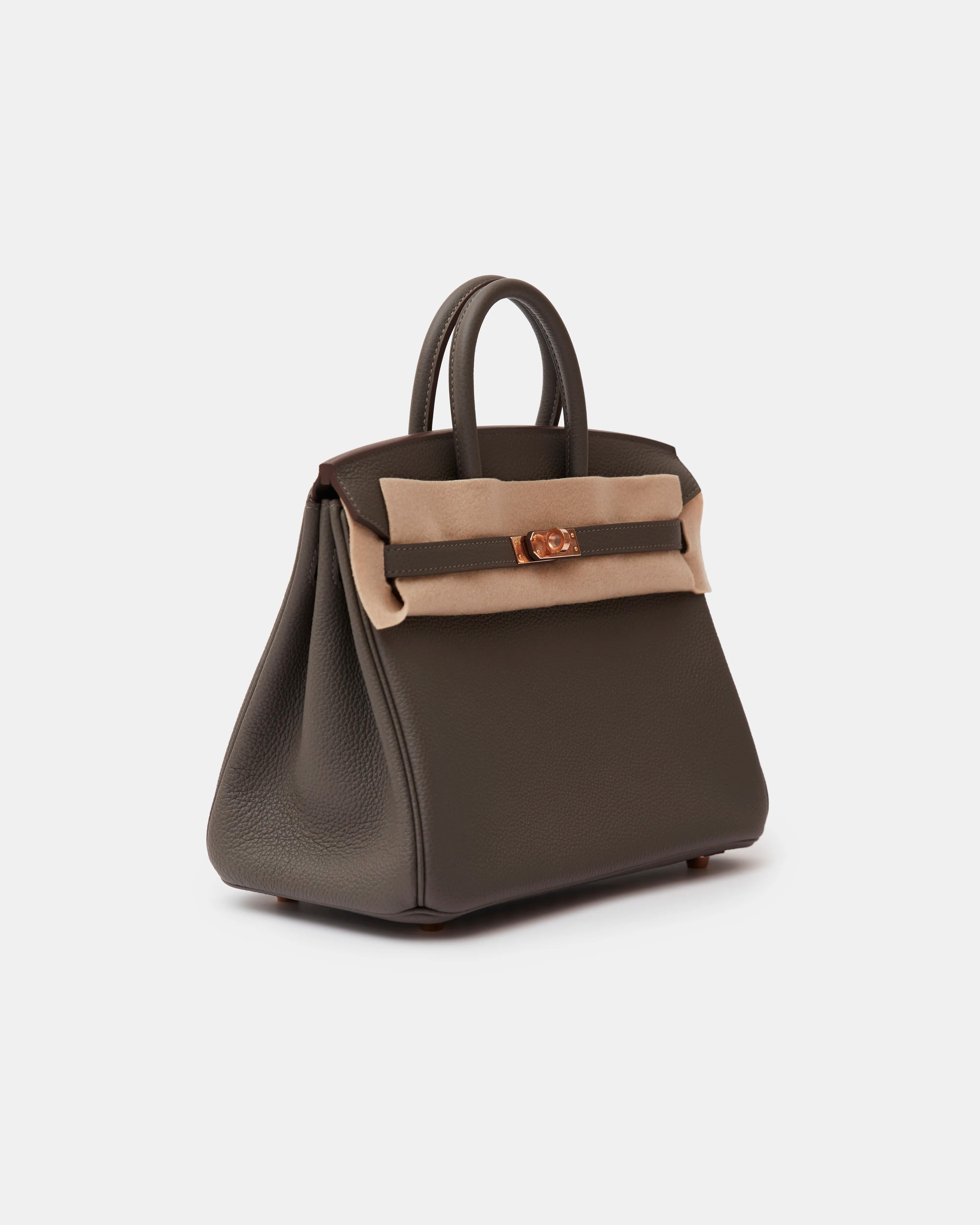 Hermès Birkin 25 Etain Togo RGHW