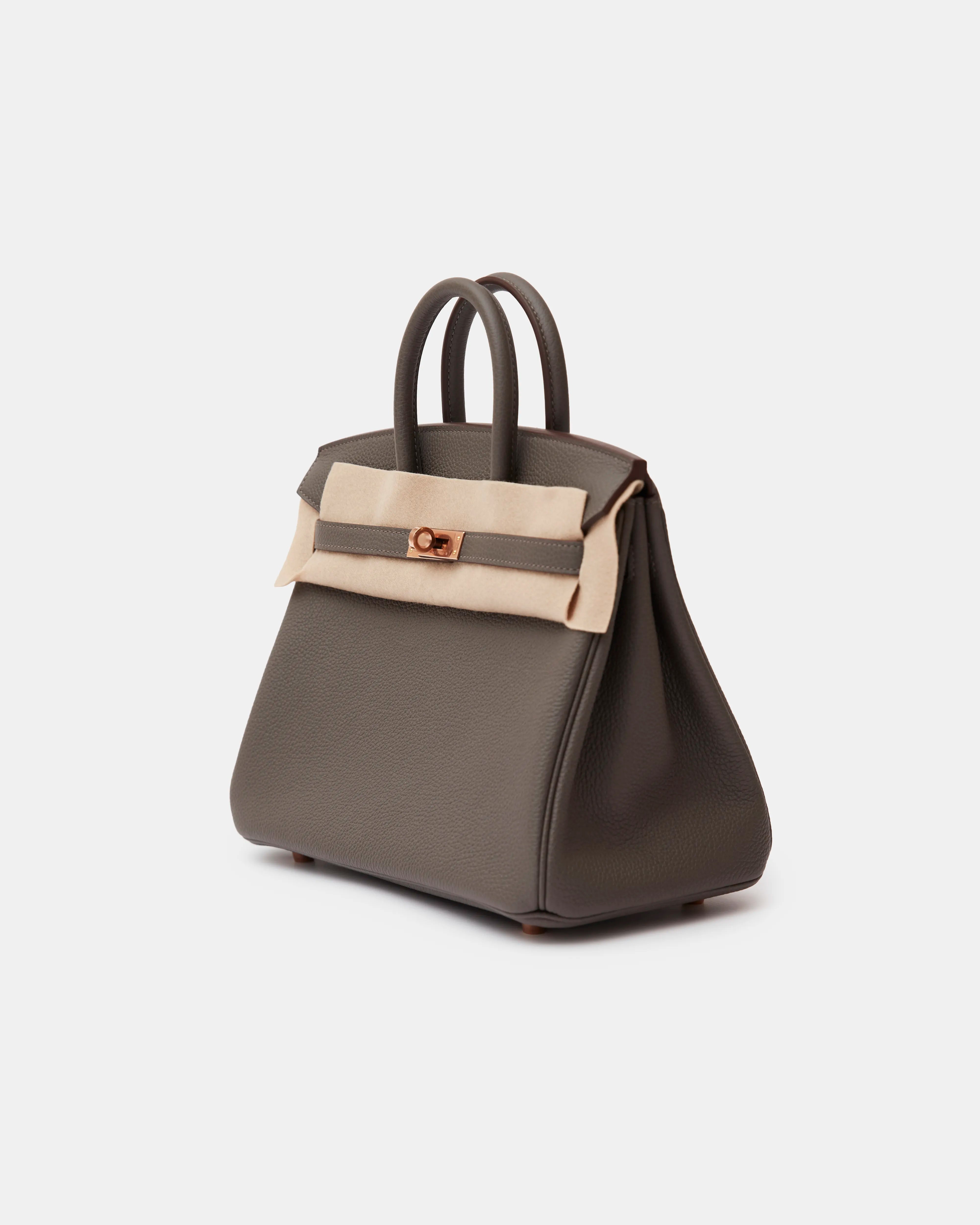 Hermès Birkin 25 Etain Togo RGHW