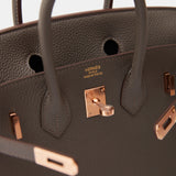 Hermès Birkin 25 Etain Togo RGHW